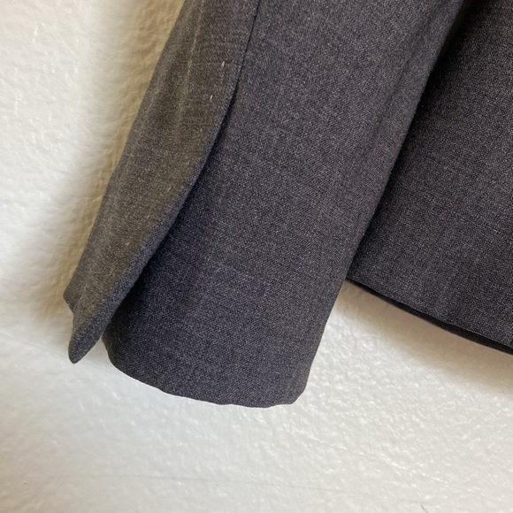 Express Wool Blazer Jacket Charcoal Women’s Size 4 - Picture 11 of 15